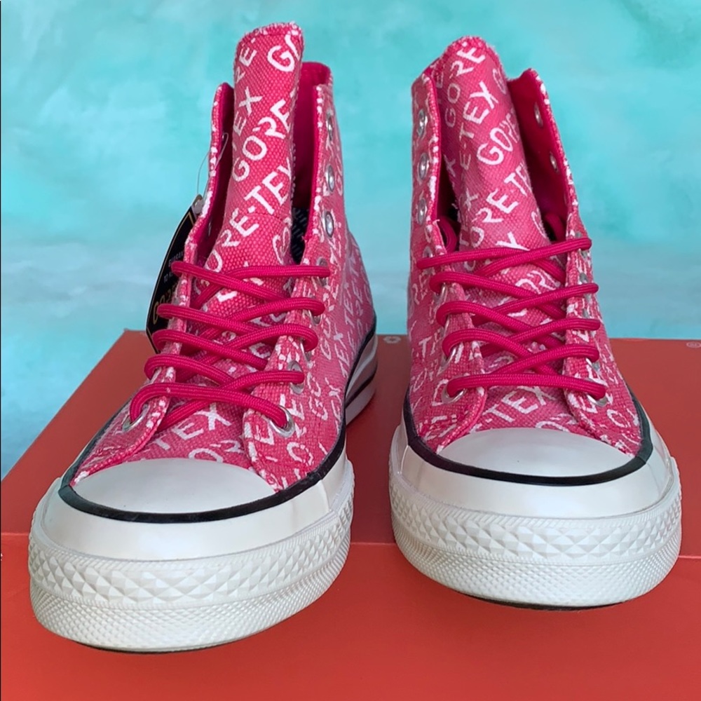 CONVERSE CHUCK 70 HI PINK POP/EGRET/BROWN Men’s - Picture 8 of 16